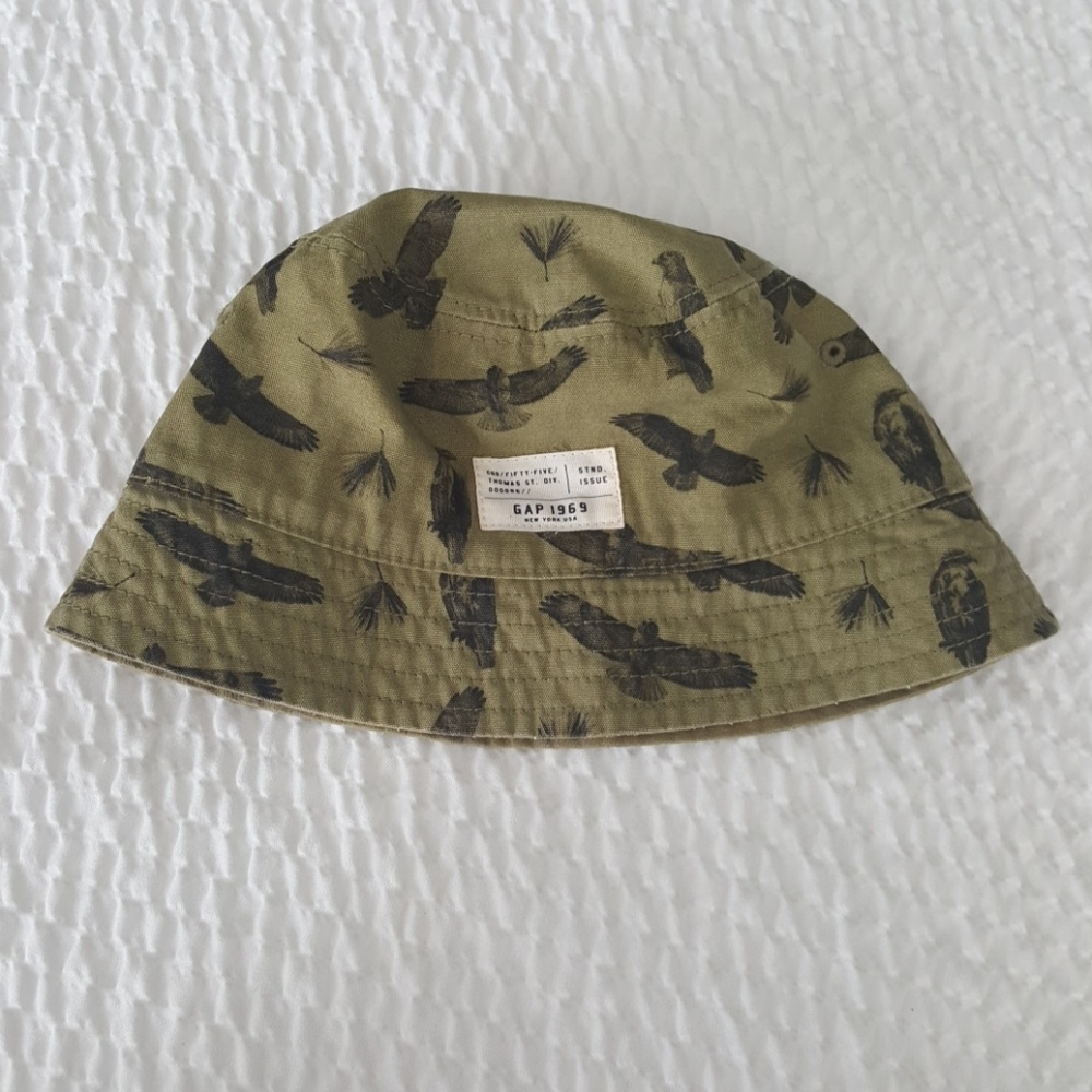 Baby Gap Boys Hat Green & Black Sz M/L